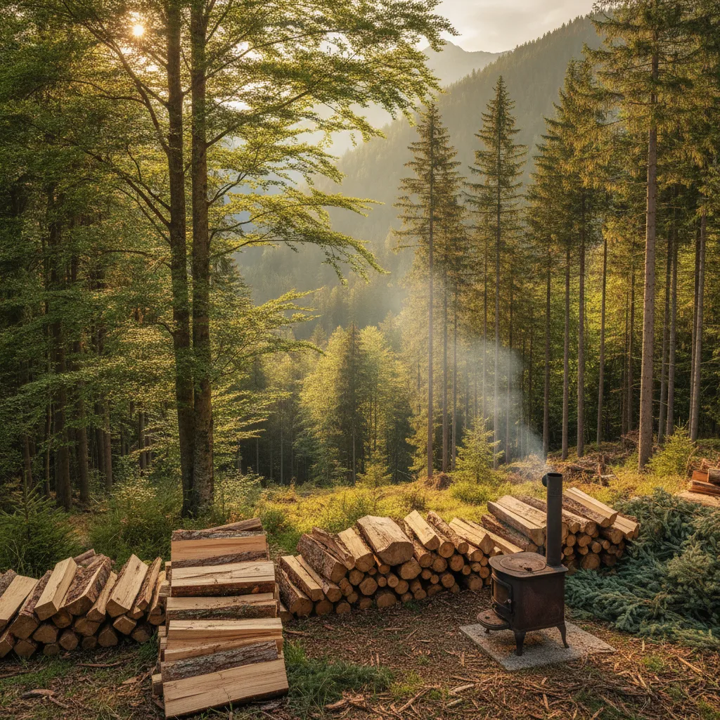 Essences bois chauffage Valais | hêtre, mélèze, sapin - essences bois chauffage valais