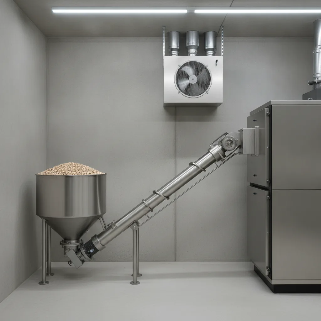 stockage pellets silo maison