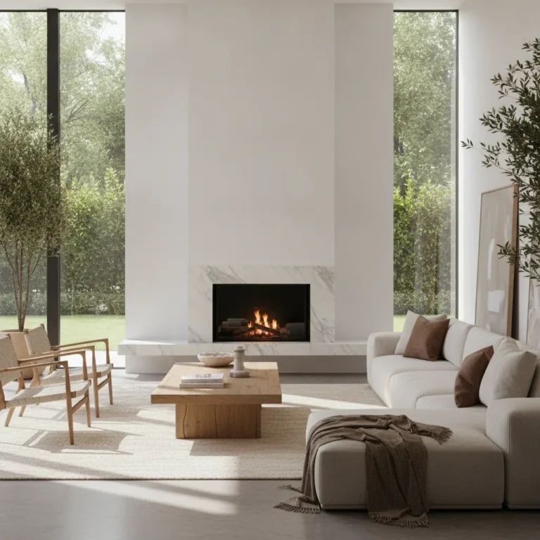 Cheminée angle salon moderne | modèles et prix 2026 - cheminee angle salon moderne