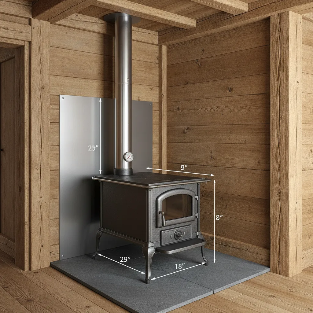 cuisinière à bois chalet montagne