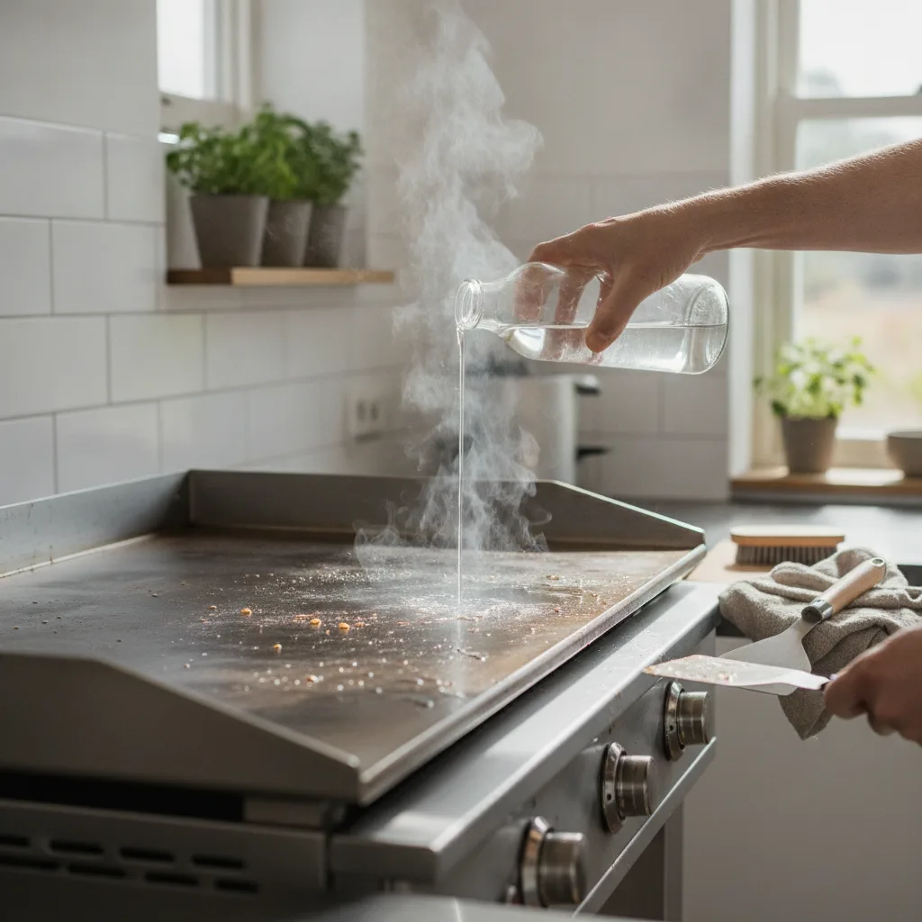 entretien plancha inox nettoyage