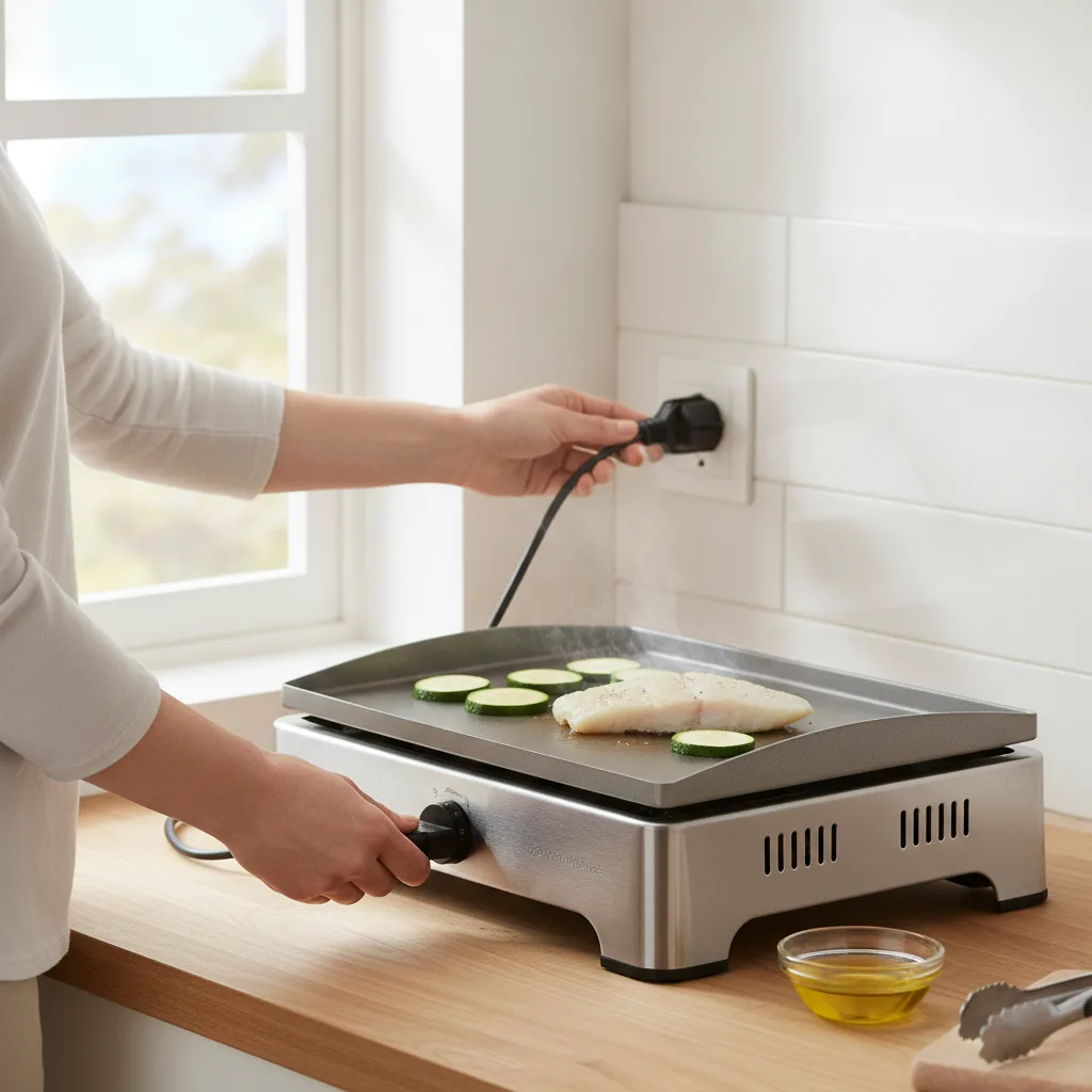 plancha électrique inox guide achat