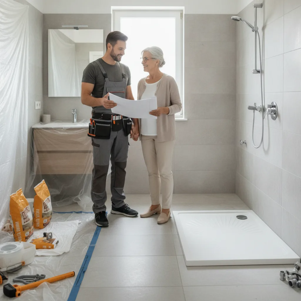 salle de bain PMR senior Valais
